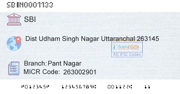 State Bank Of India Pant NagarBranch 