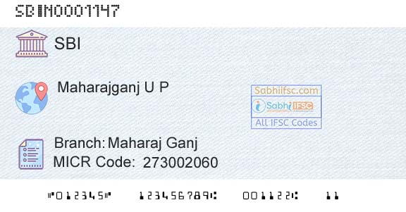 State Bank Of India Maharaj GanjBranch 
