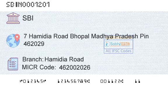 State Bank Of India Hamidia RoadBranch 