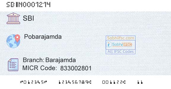 State Bank Of India BarajamdaBranch 