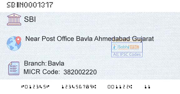 State Bank Of India BavlaBranch 