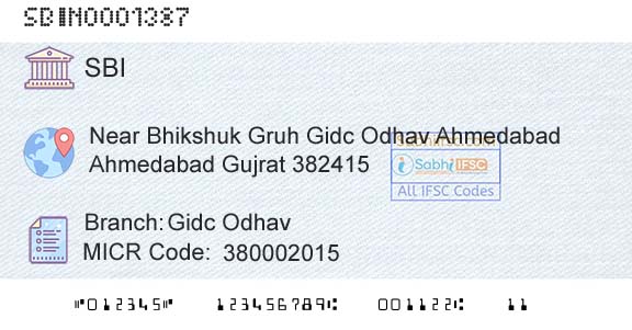 State Bank Of India Gidc OdhavBranch 