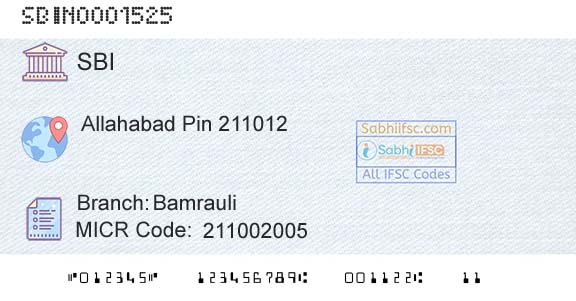 State Bank Of India BamrauliBranch 