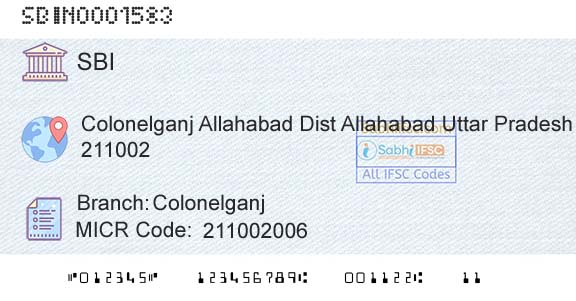 State Bank Of India ColonelganjBranch 