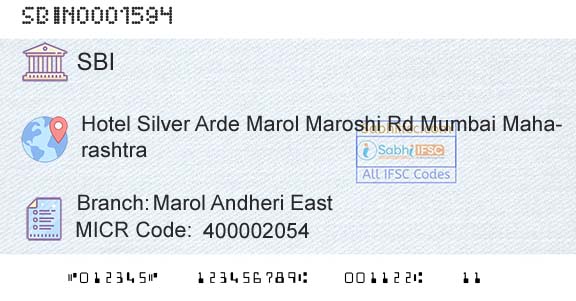 State Bank Of India Marol Andheri East Branch 