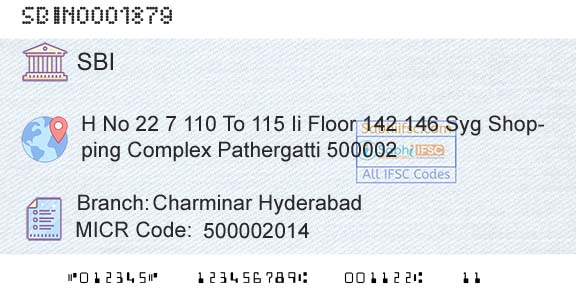 State Bank Of India Charminar HyderabadBranch 