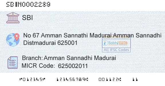 State Bank Of India Amman Sannadhi MaduraiBranch 
