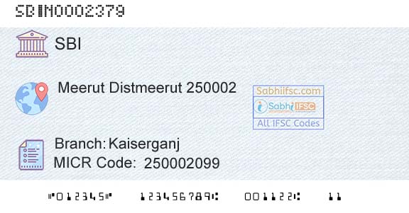 State Bank Of India KaiserganjBranch 