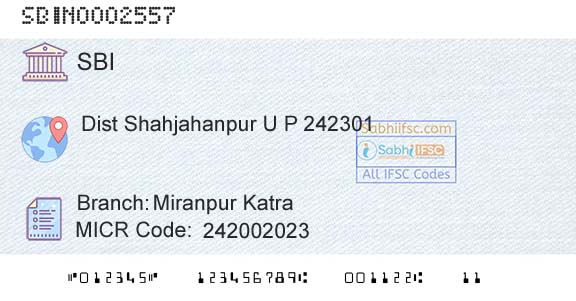 State Bank Of India Miranpur KatraBranch 