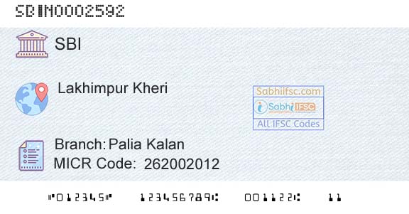 State Bank Of India Palia KalanBranch 
