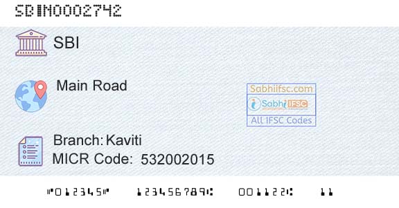 State Bank Of India KavitiBranch 