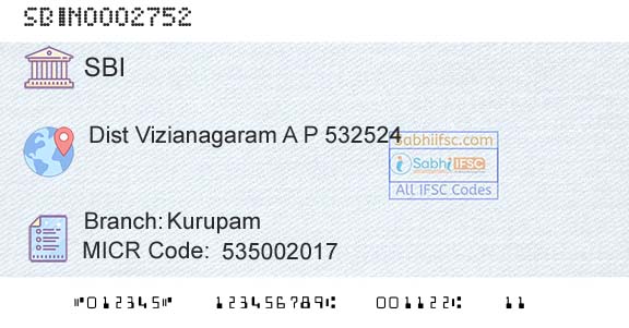 State Bank Of India KurupamBranch 