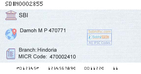 State Bank Of India HindoriaBranch 