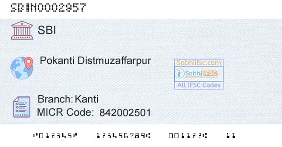 State Bank Of India KantiBranch 
