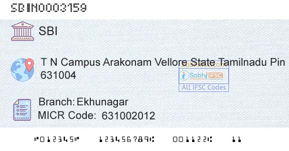 State Bank Of India EkhunagarBranch 