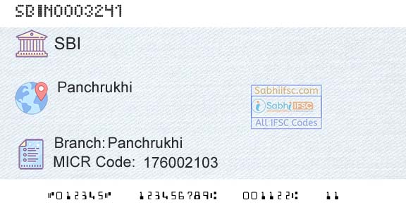 State Bank Of India PanchrukhiBranch 