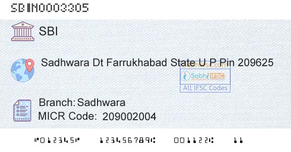State Bank Of India SadhwaraBranch 