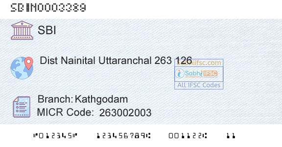 State Bank Of India KathgodamBranch 
