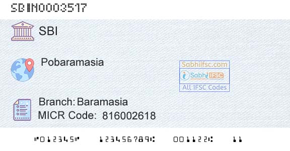 State Bank Of India BaramasiaBranch 
