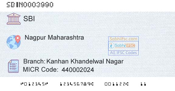 State Bank Of India Kanhan Khandelwal NagarBranch 