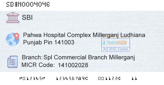 State Bank Of India Spl Commercial Branch MillerganjBranch 