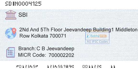 State Bank Of India C B JeevandeepBranch 