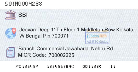 State Bank Of India Commercial Jawaharlal Nehru RdBranch 
