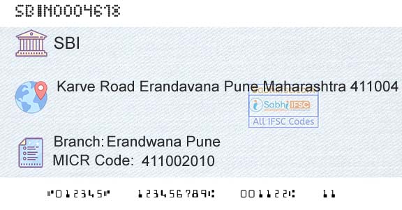 State Bank Of India Erandwana PuneBranch 