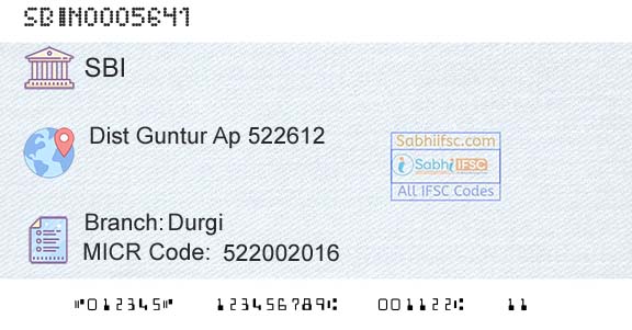 State Bank Of India DurgiBranch 