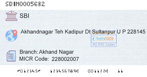 State Bank Of India Akhand NagarBranch 