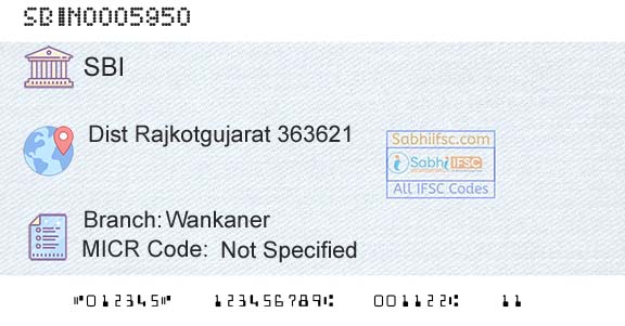 State Bank Of India WankanerBranch 