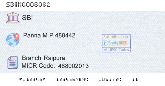 State Bank Of India RaipuraBranch 