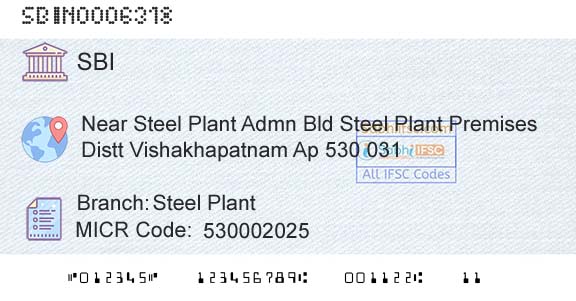 State Bank Of India Steel PlantBranch 