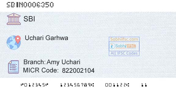 State Bank Of India Amy UchariBranch 