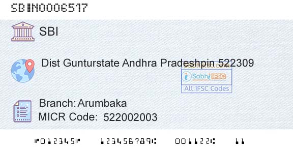State Bank Of India ArumbakaBranch 
