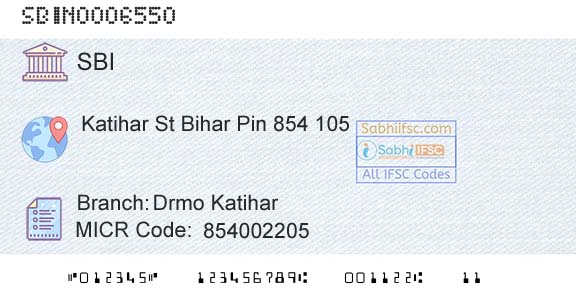 State Bank Of India Drmo KatiharBranch 