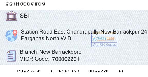 State Bank Of India New BarrackporeBranch 