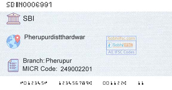 State Bank Of India PherupurBranch 