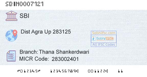 State Bank Of India Thana ShankerdwariBranch 