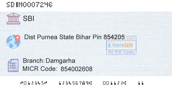 State Bank Of India DamgarhaBranch 