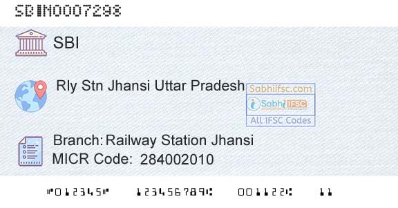 State Bank Of India Railway Station JhansiBranch 