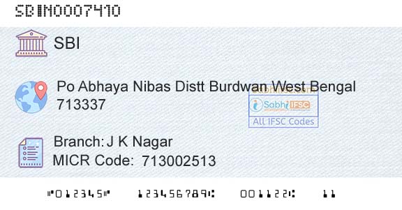 State Bank Of India J K NagarBranch 
