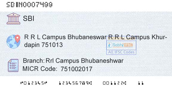 State Bank Of India Rrl Campus BhubaneshwarBranch 