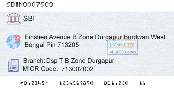 State Bank Of India Dsp T B Zone DurgapurBranch 