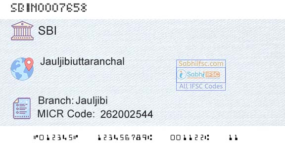 State Bank Of India JauljibiBranch 