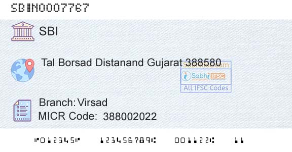 State Bank Of India VirsadBranch 