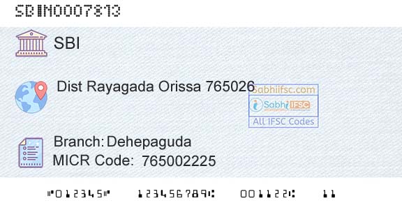 State Bank Of India DehepagudaBranch 