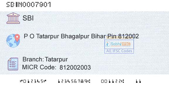 State Bank Of India TatarpurBranch 