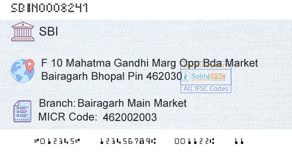 State Bank Of India Bairagarh Main MarketBranch 