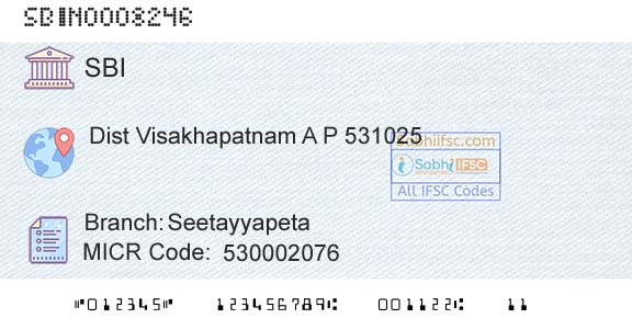 State Bank Of India SeetayyapetaBranch 